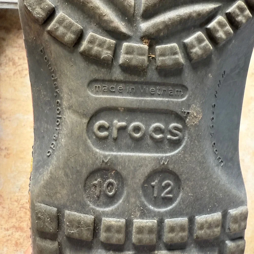 Crocs X Disney Theme‎ Park 2022 Mickey & Minnie Halloween Clogs Size M 10 / W 12